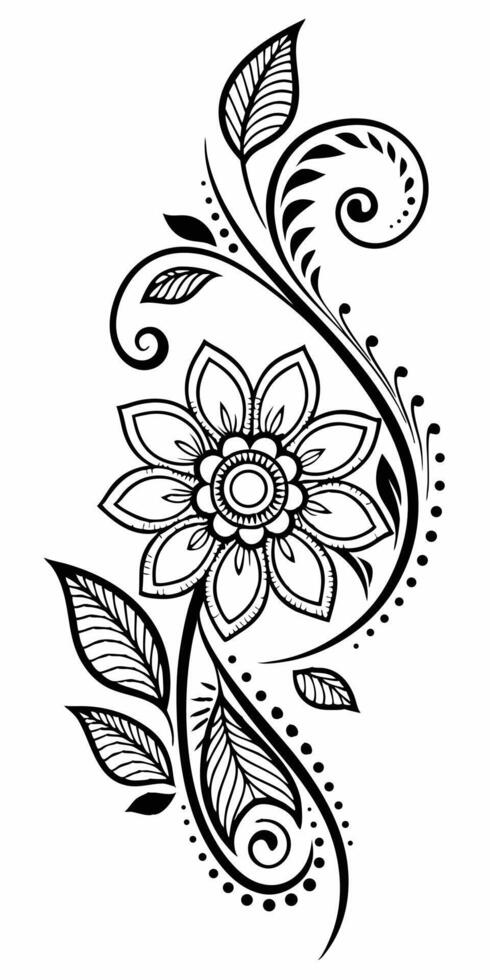 Mandala-inspired bloom anchors the spirit in stillness. vector