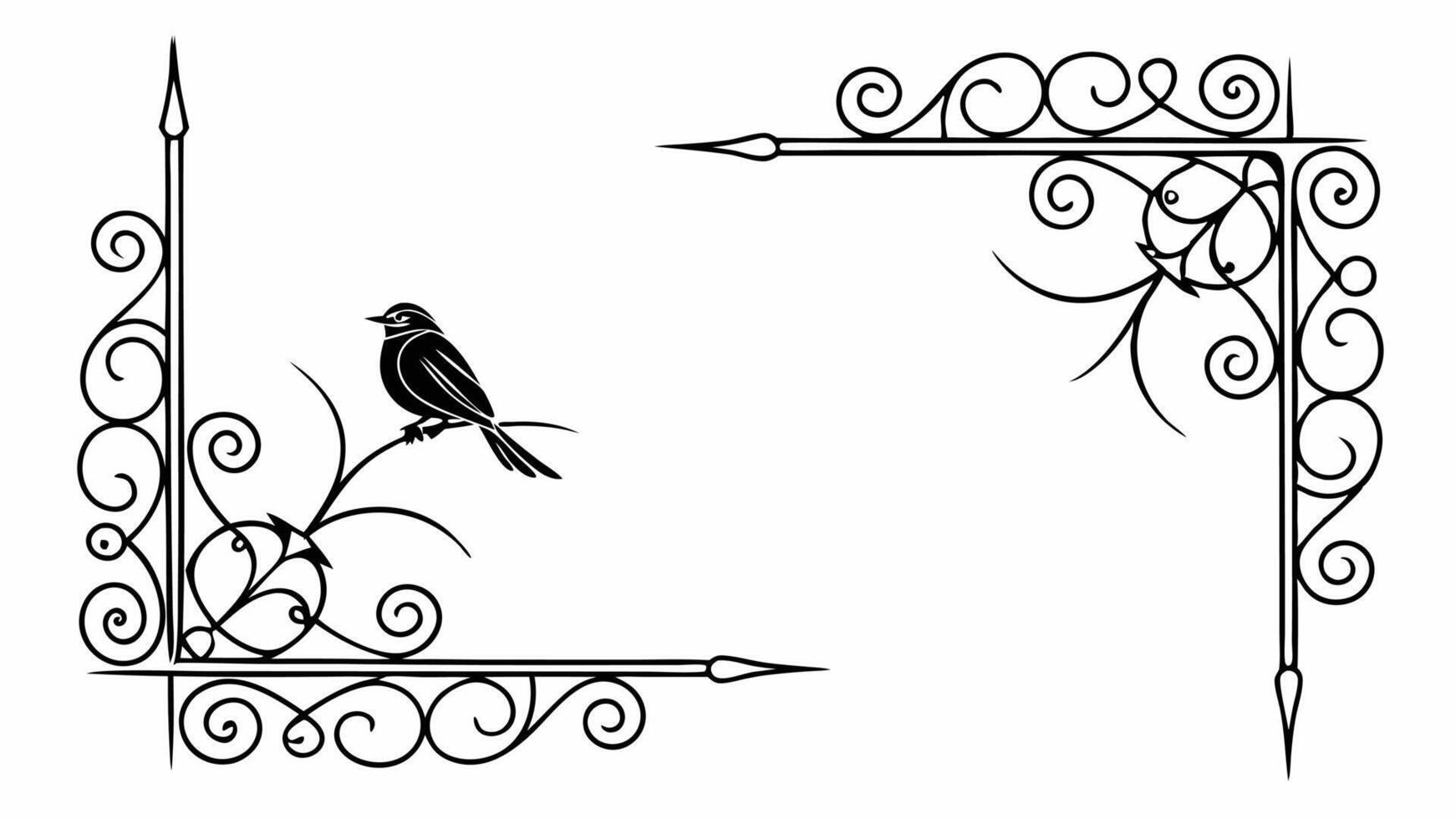 Frame Set for Invitations vector