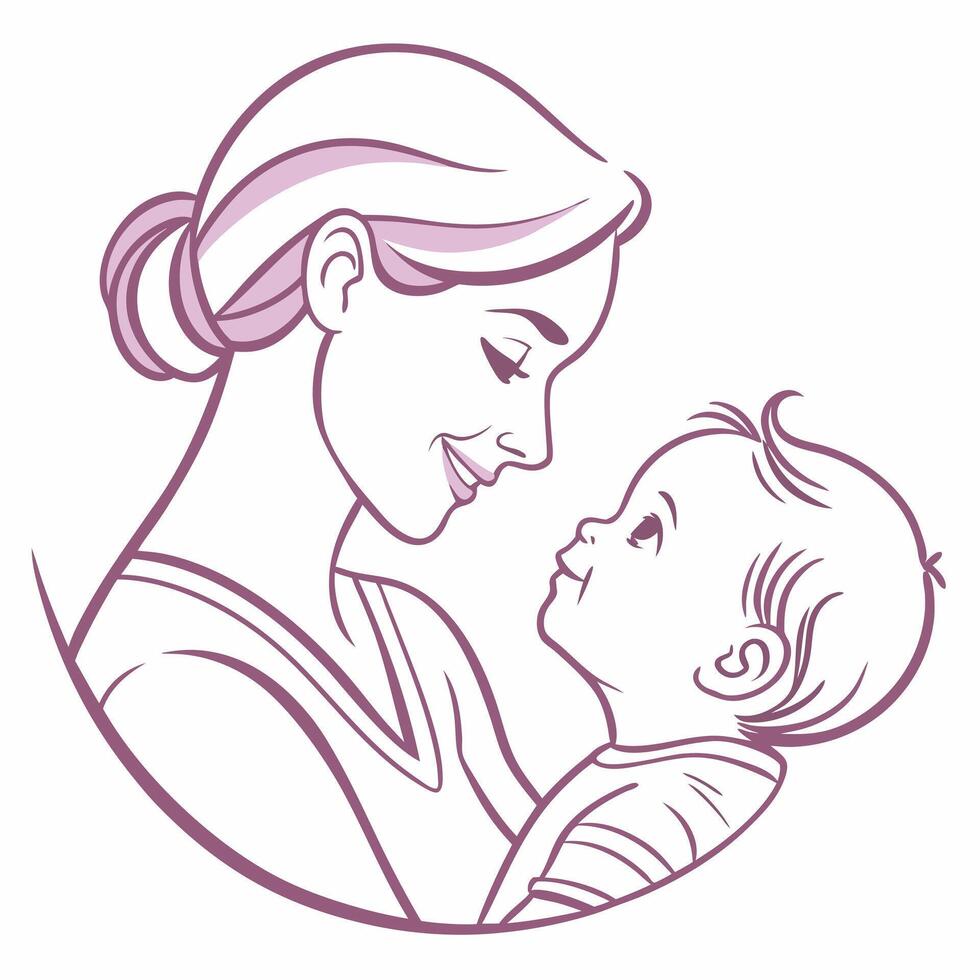 The Art of Loving Mom vector