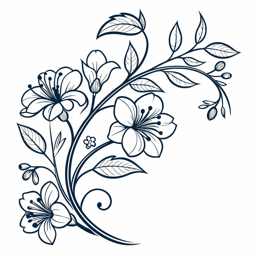 Flower petals form a soft and romantic background. vector
