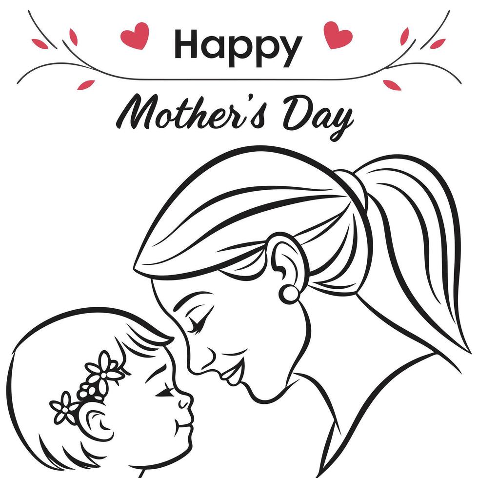 Mom in Every Brushstroke vector