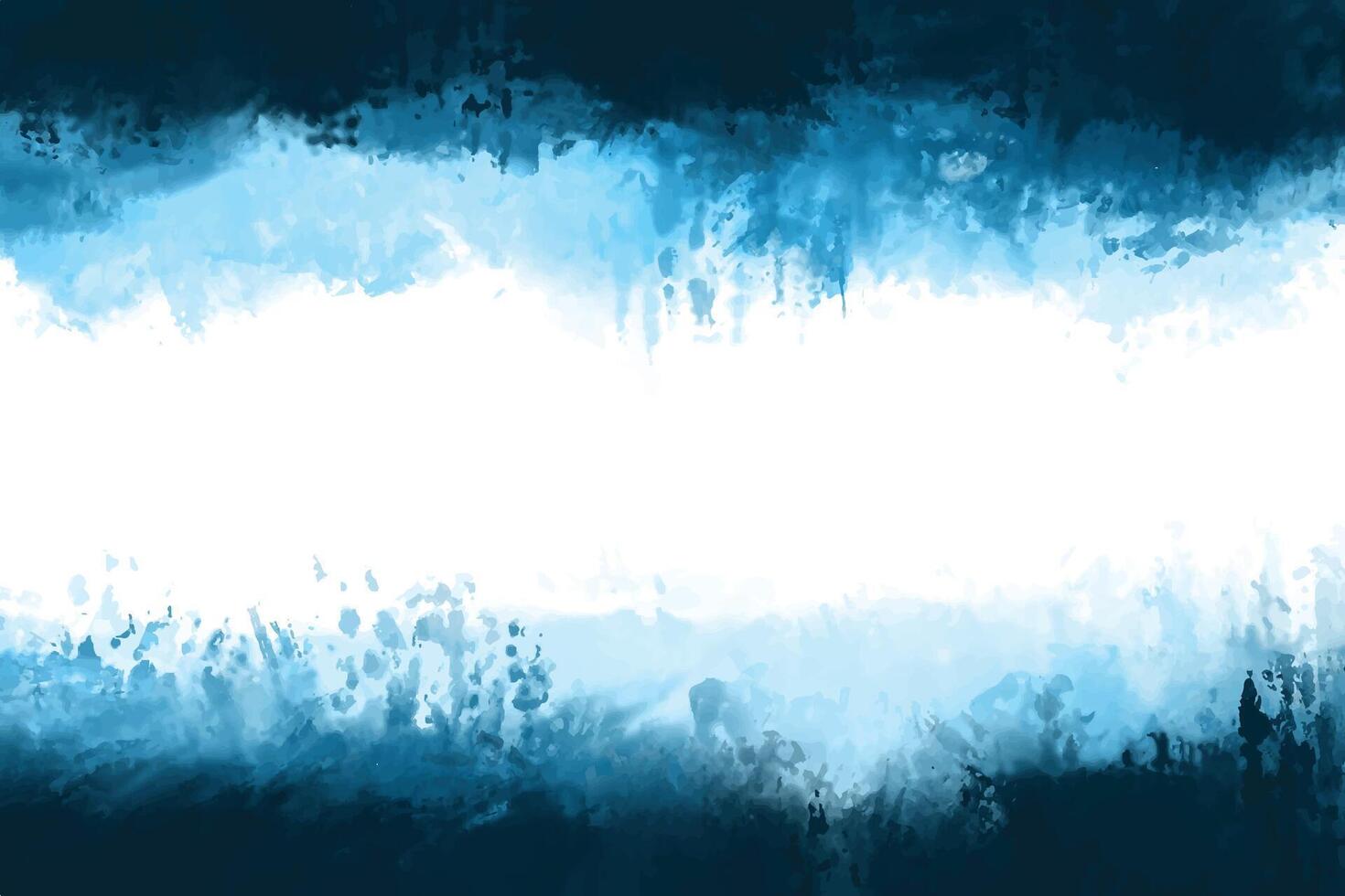 Abstract blue colorful paint watercolor texture background vector