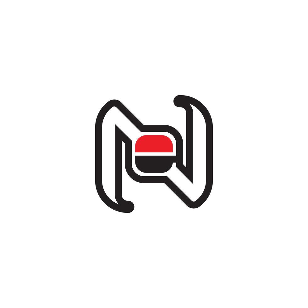 Luxury EN NE Monogram Built for Identity and Presence vector