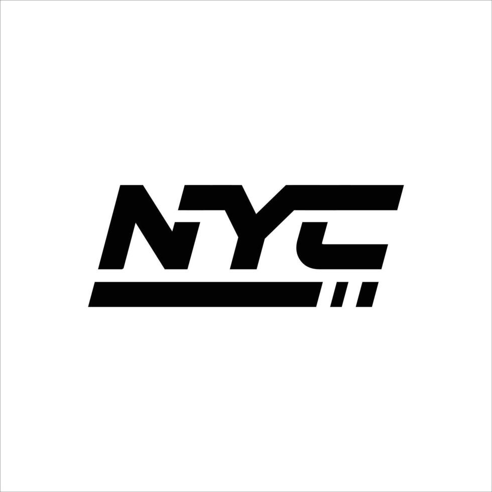 Nyc logo design icon vector