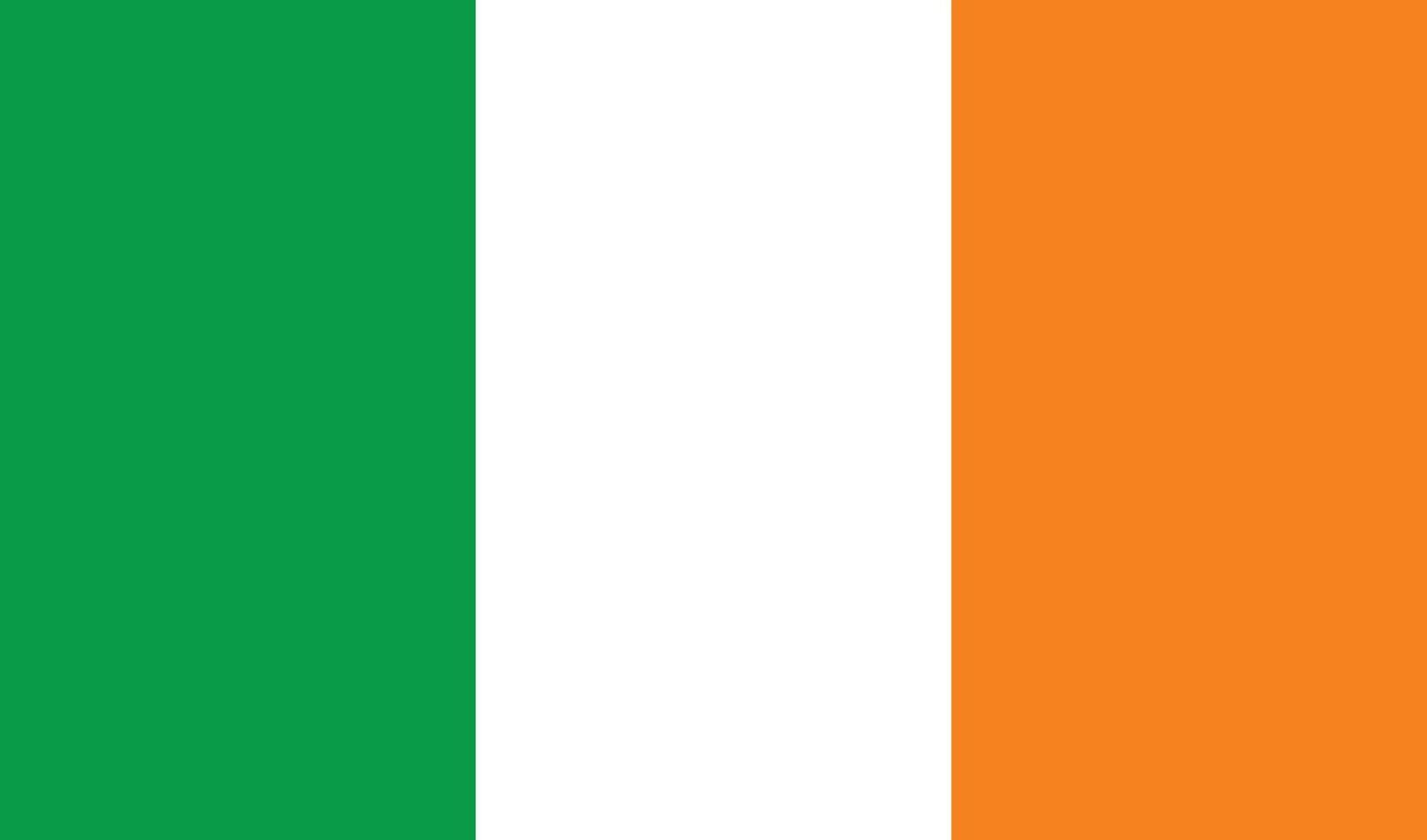 Ireland Flag Stock Image. vector