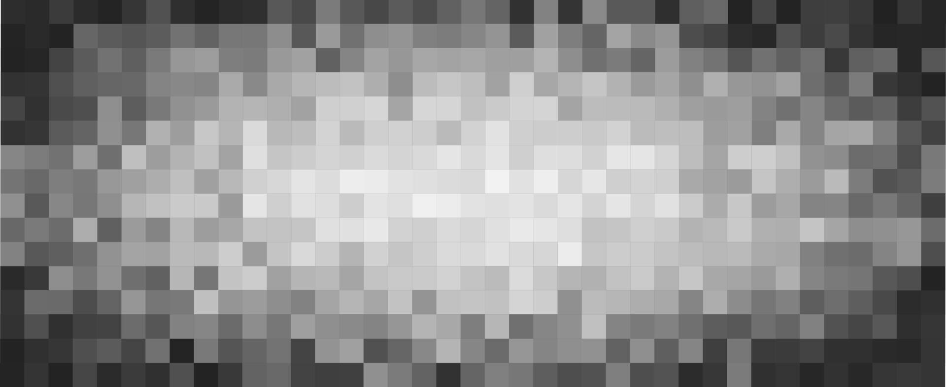 Censor blur, horizontal pixelated mosaic bar, large grayscale texture for censorship effect. Covers sensitive explicit content or private visuals. New content moderation. illustration vector