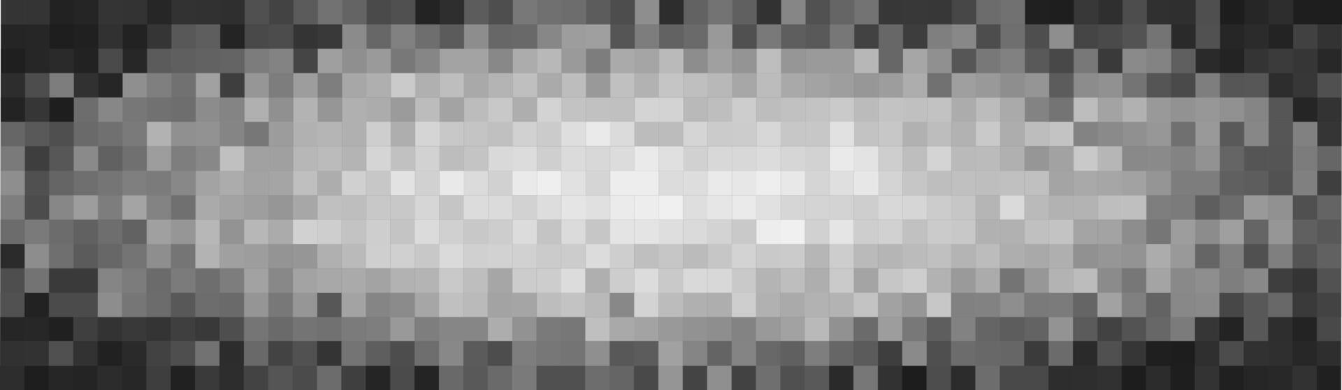 Censor blur, Wide horizontal pixelated mosaic bar, large grayscale texture for censorship effect. Covers sensitive explicit content or private visuals. New content moderation. illustration vector