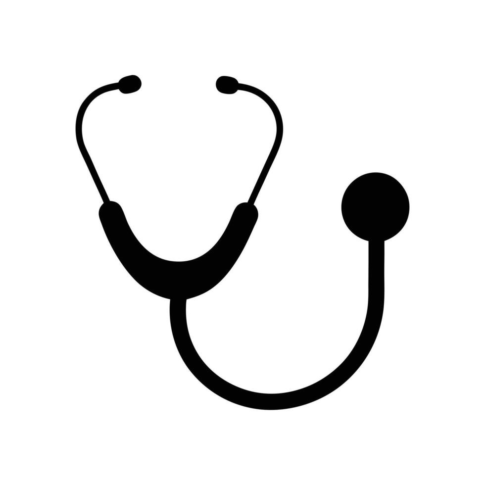 Stethoscope Tool Icon for Doctor and Healthcare Professionals vector