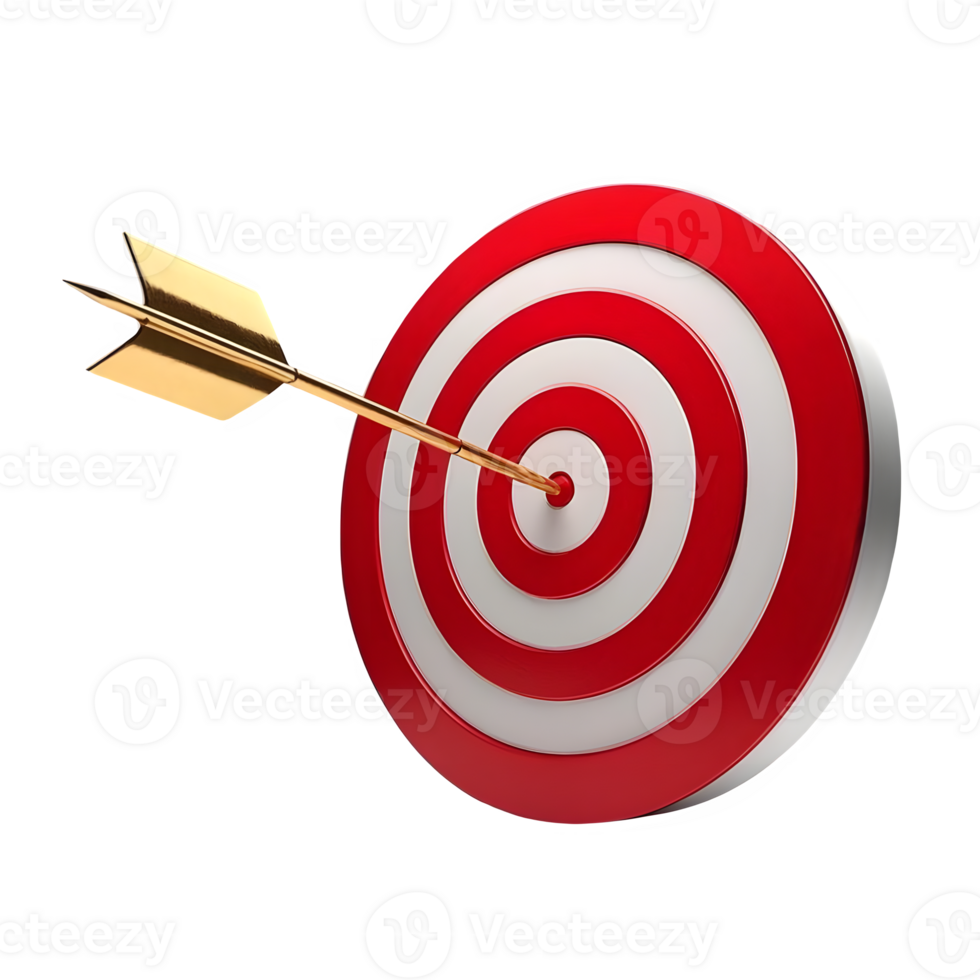 3D Target Icon Pack Transparent Background, Goal Setting, Business Strategy png