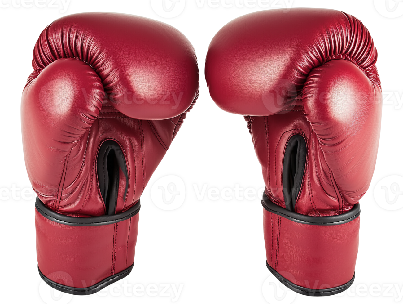 Pair of Cimson Boxing Gloves png