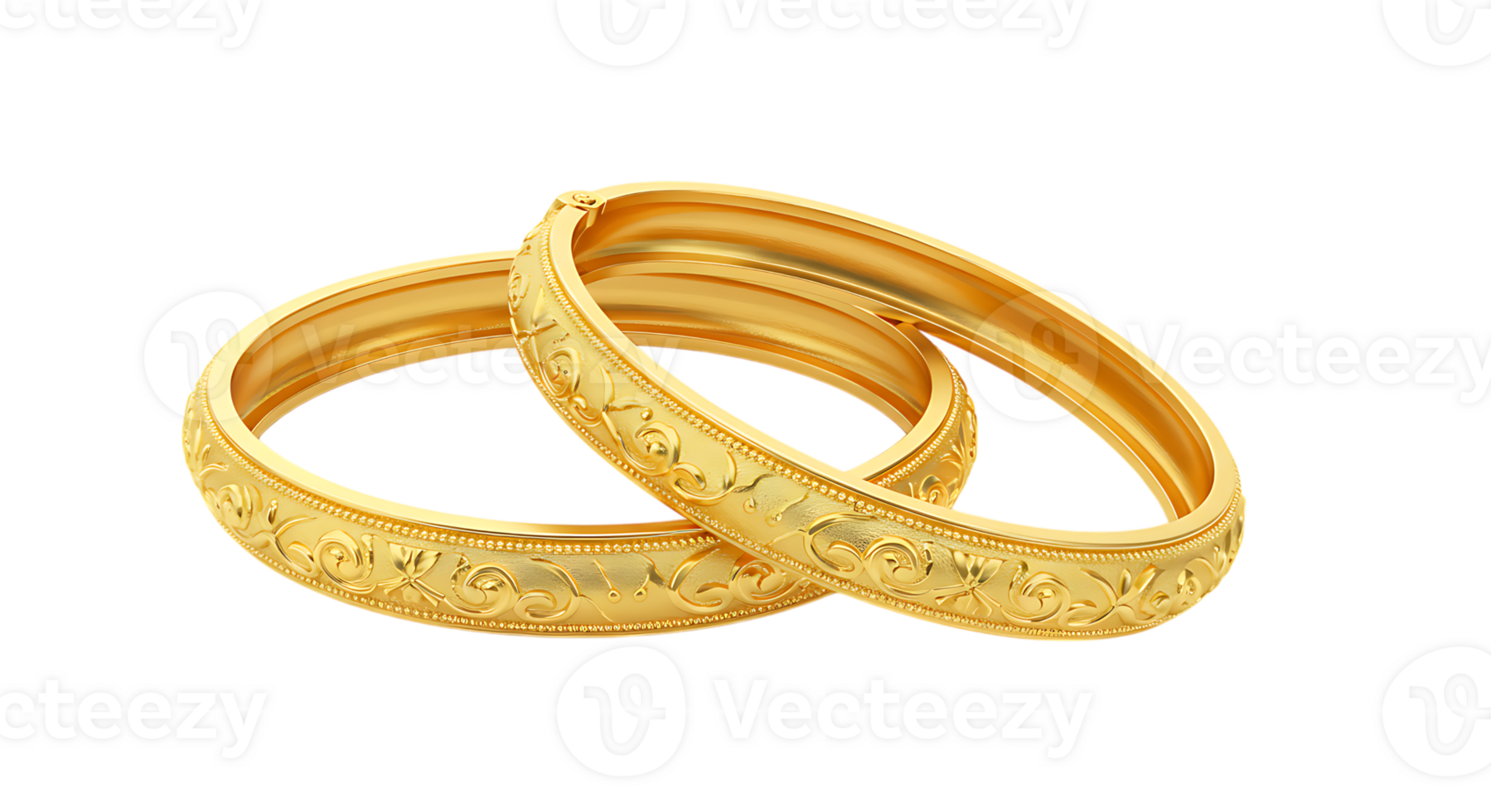 gold wedding rings png