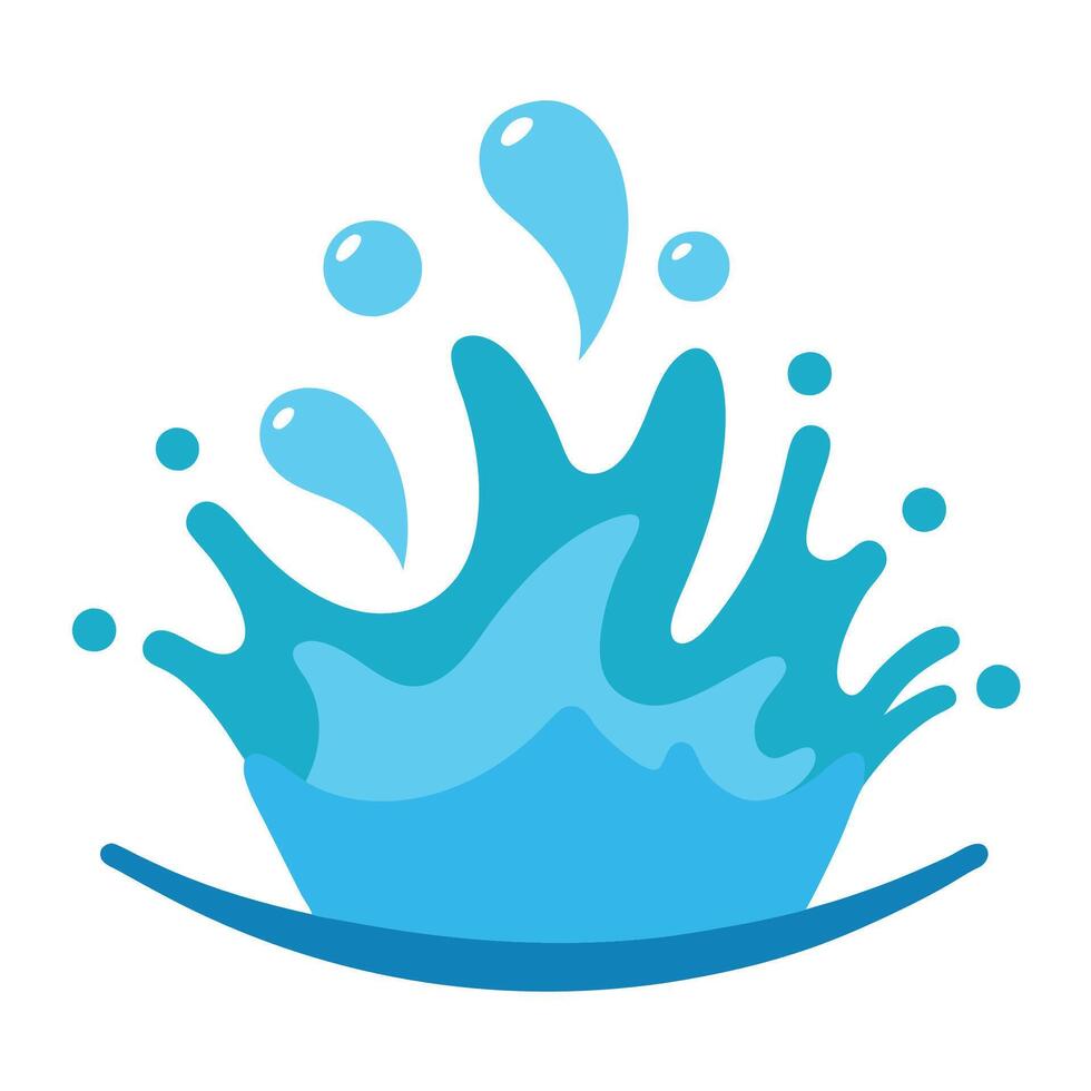 Water and Crying Drop Icon Set vector