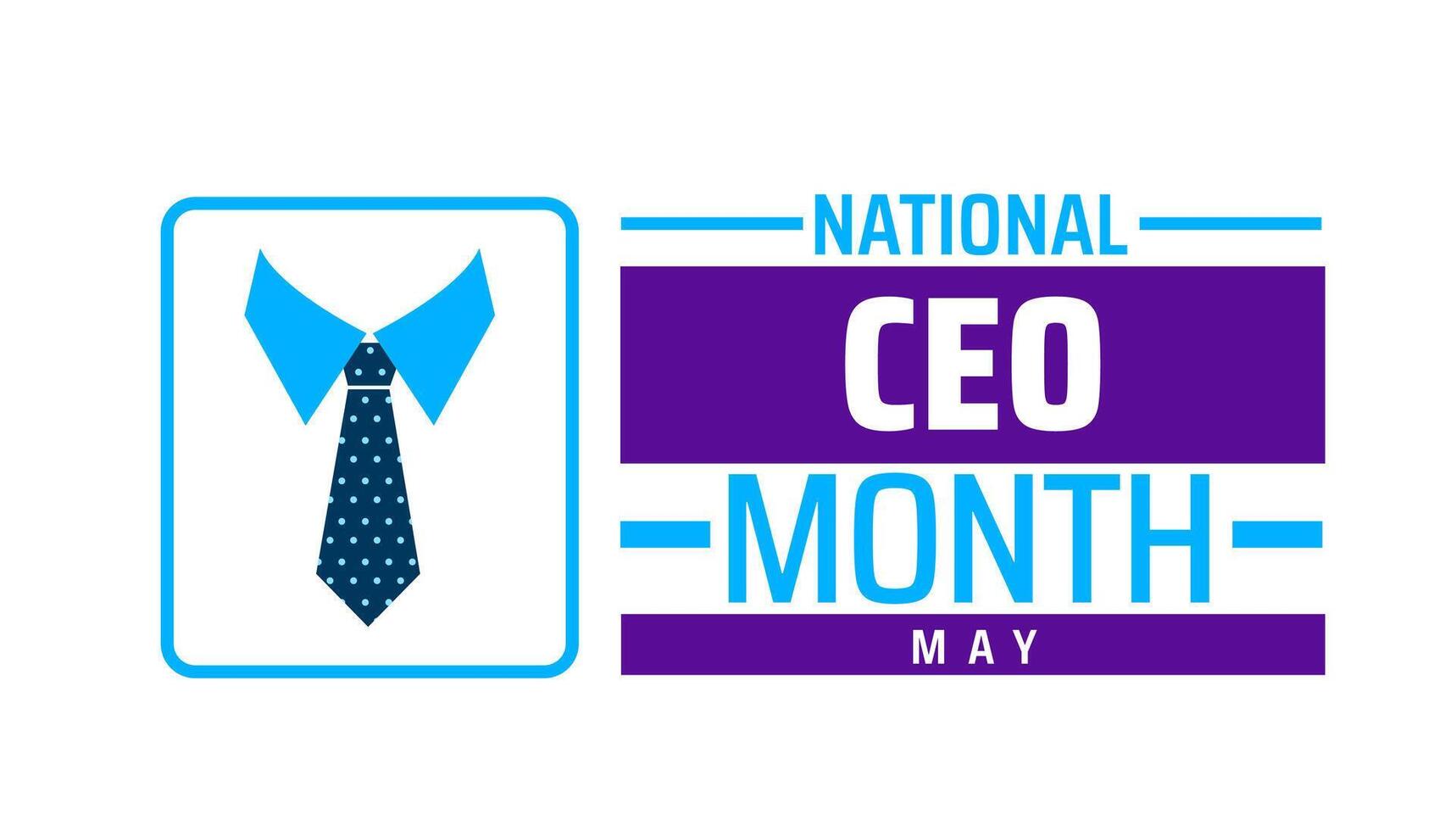 Teen CEO Month background banner or poster design template. observed every year in May. Holiday concept. Use to any Template, card, poster, placard, template. vector