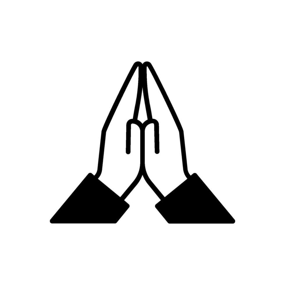 Hand icon, thank you, applause, teamwork, recognition vector