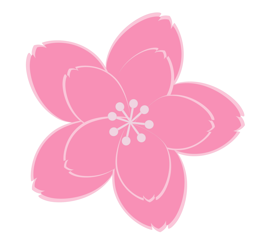 Botanical Sakura Art png