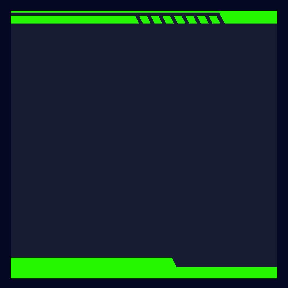 Futuristic square background. Social media frame illustration. Design element template. vector