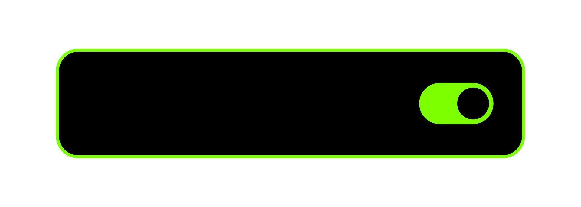 ON OFF toggles switch buttons set. Modern web and mobile app switch button interface elements. Setting toggle icons design. vector