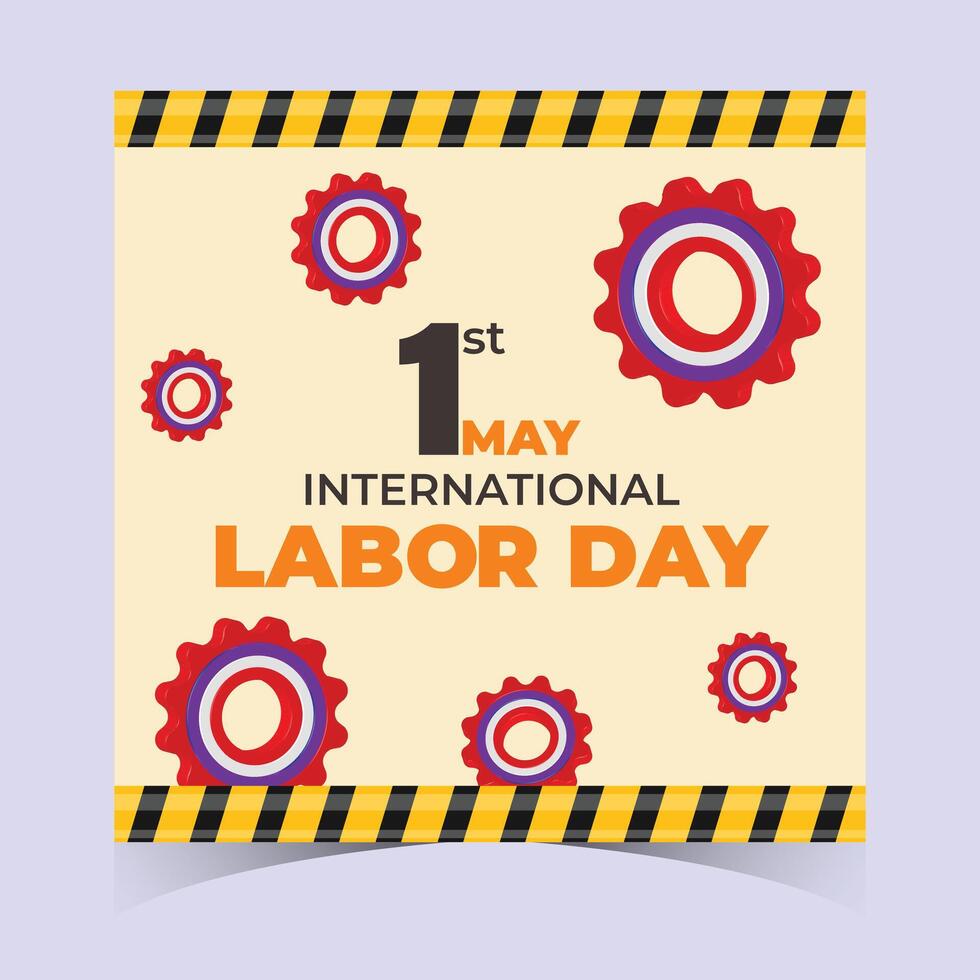 Labor Day Tribute, A Bold and Inspiring Banner Design Celebrating Workers, Strength, and the Power of Hard Work Across Every Industry vector