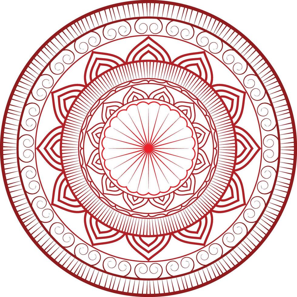 mandala art design pattern vector