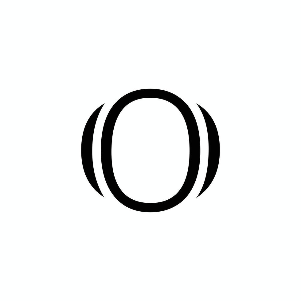 Letter O logo template Creative O Letter initial logo design vector