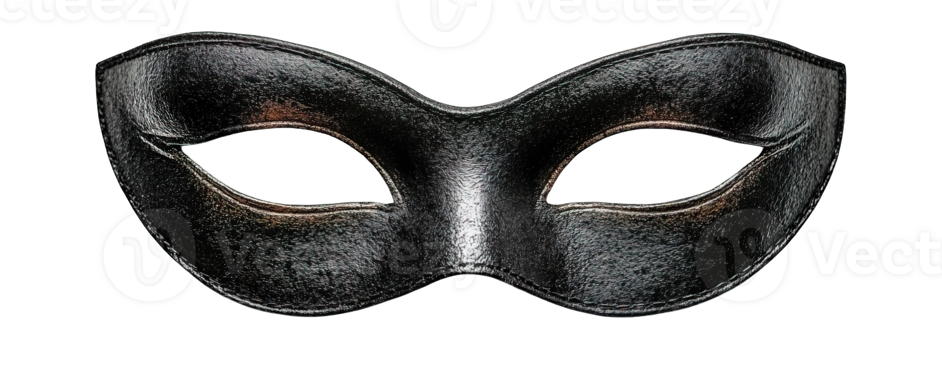 Black Masquerade Eye Mask, Isolated on Transparent Background png