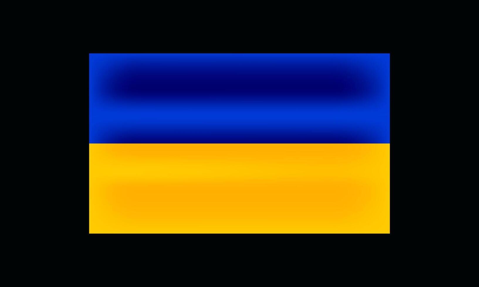 Ukraine flag with blue and yellow colors representing the nation's independence and patriotism vector