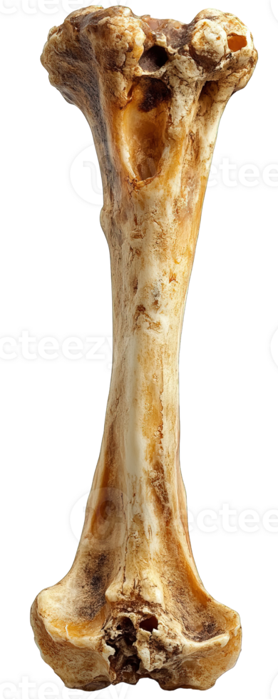 One piece bone isolated on transparent background png