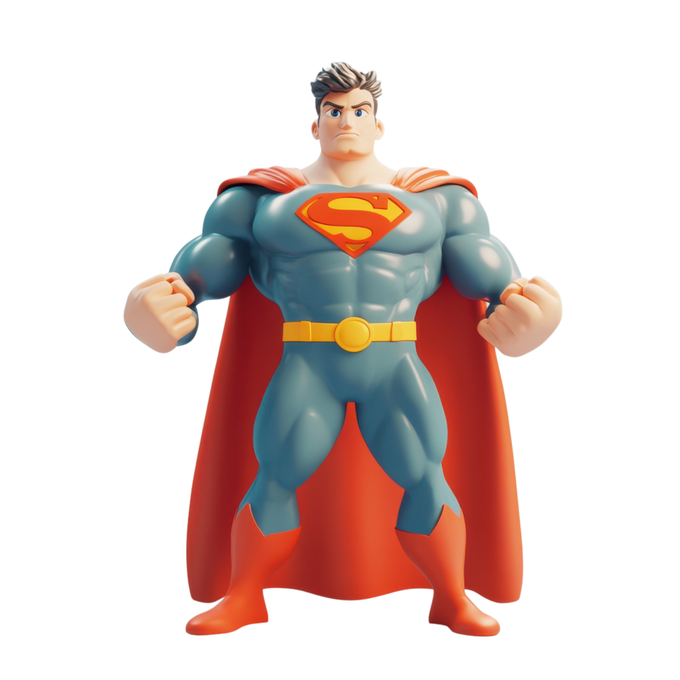 A 3D Rendered Cartoon-Style Toy Soldier Featuring a Happy Face and Oversized Uniform Isolated on Transparent Background png