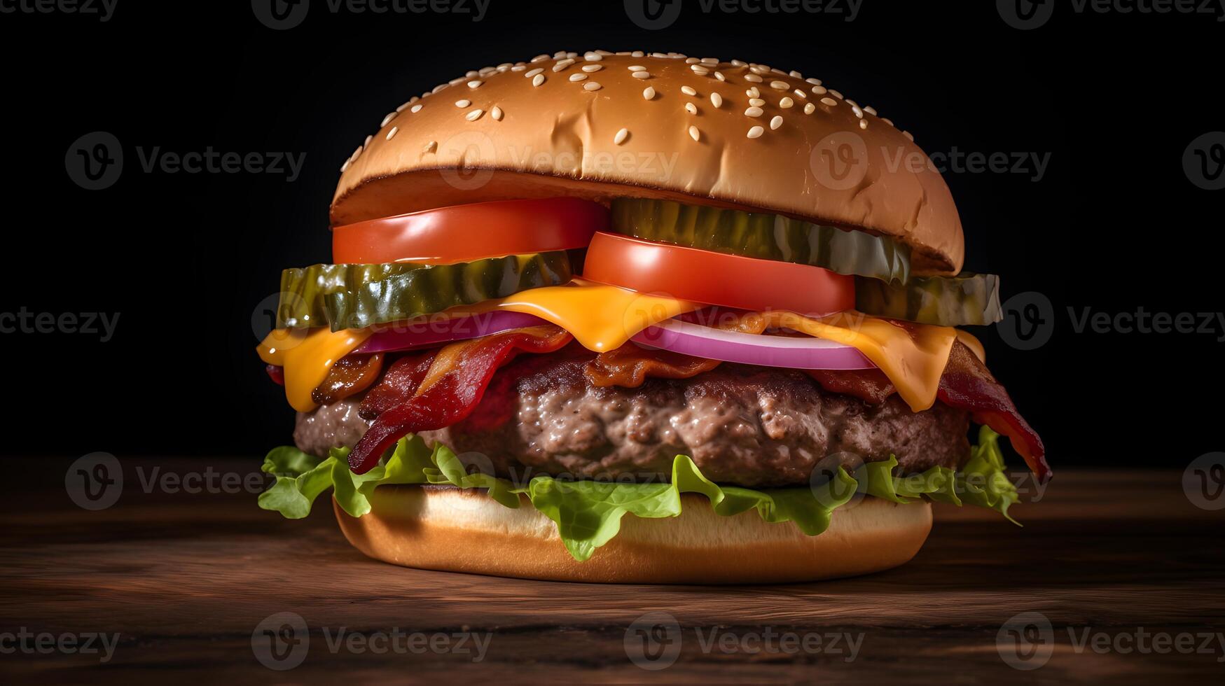 Bacon Cheeseburger with a Crunchy Twist photo