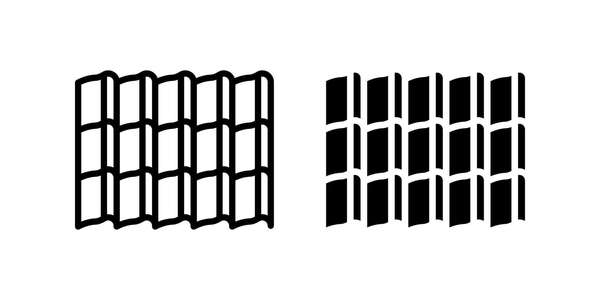 Roof icon set. for mobile concept and web design on white background vector