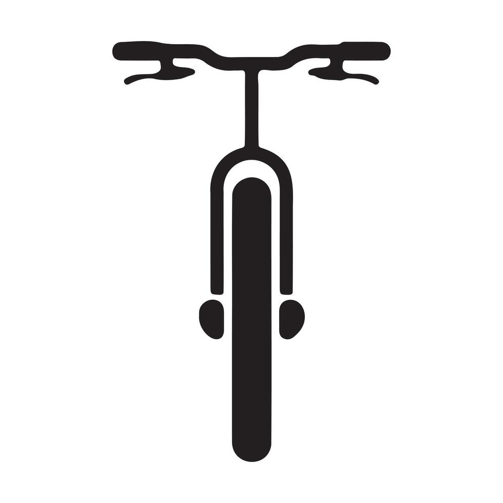 illustration of a mountain bike. vector