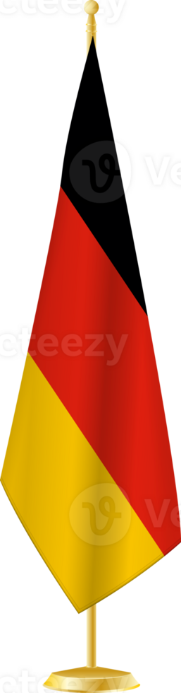 Germany flag on a flag stand png