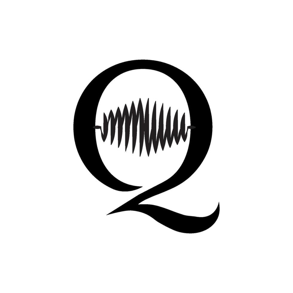 The q logo is shown in black and white vector