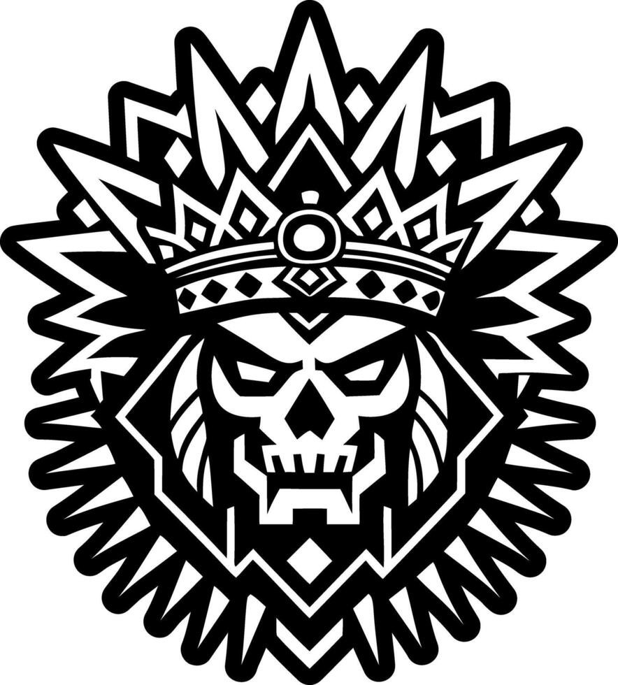 A glyph style icon of chief crown symbol vector