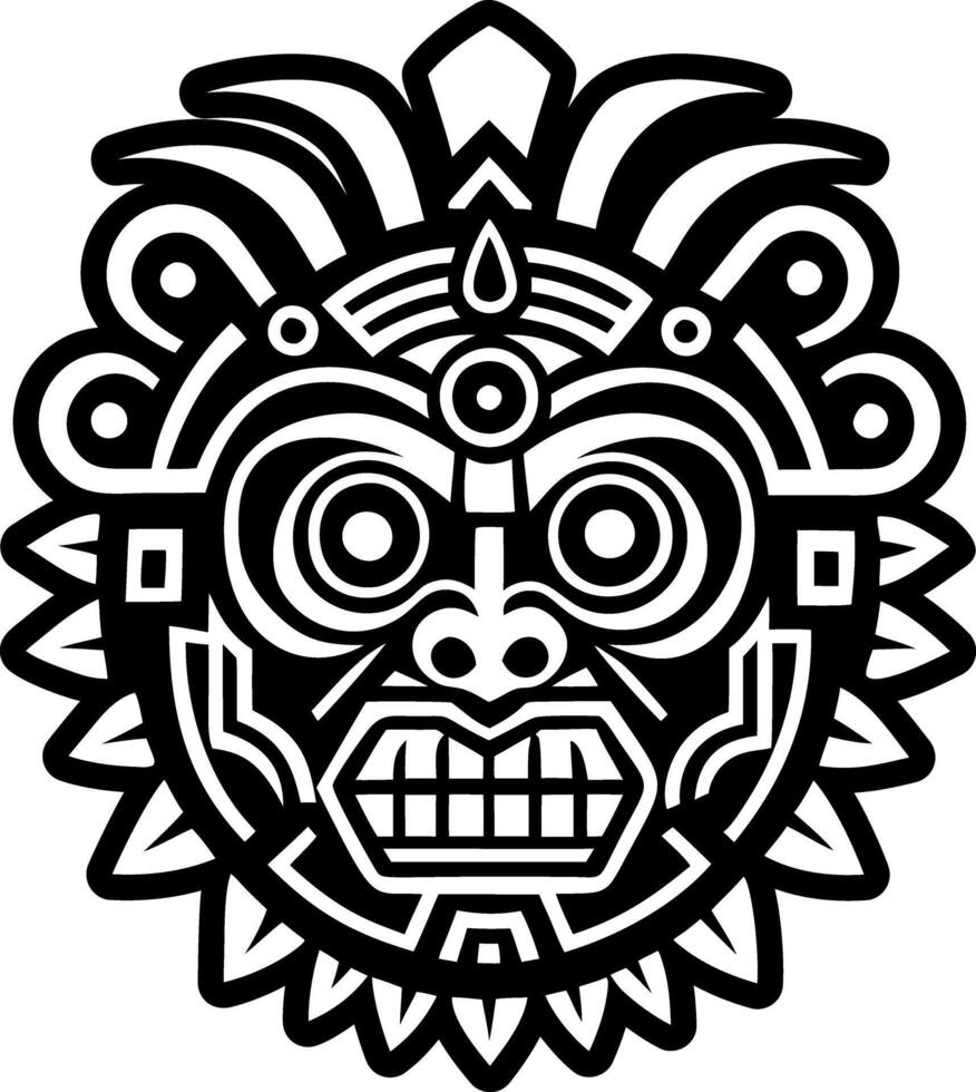 A glyph style icon of spirit guide symbol vector