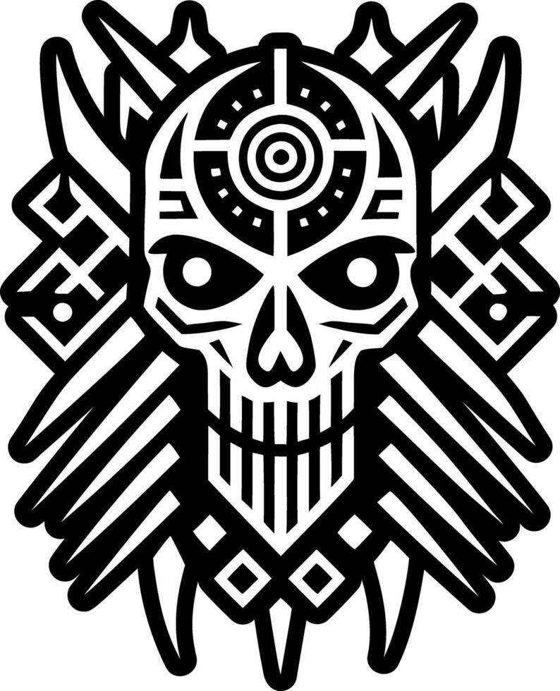 A solid style icon of skullcap symbol vector