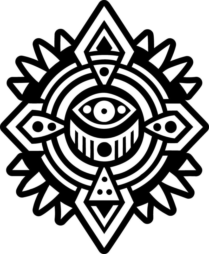 A glyph style icon of awakening symbol vector
