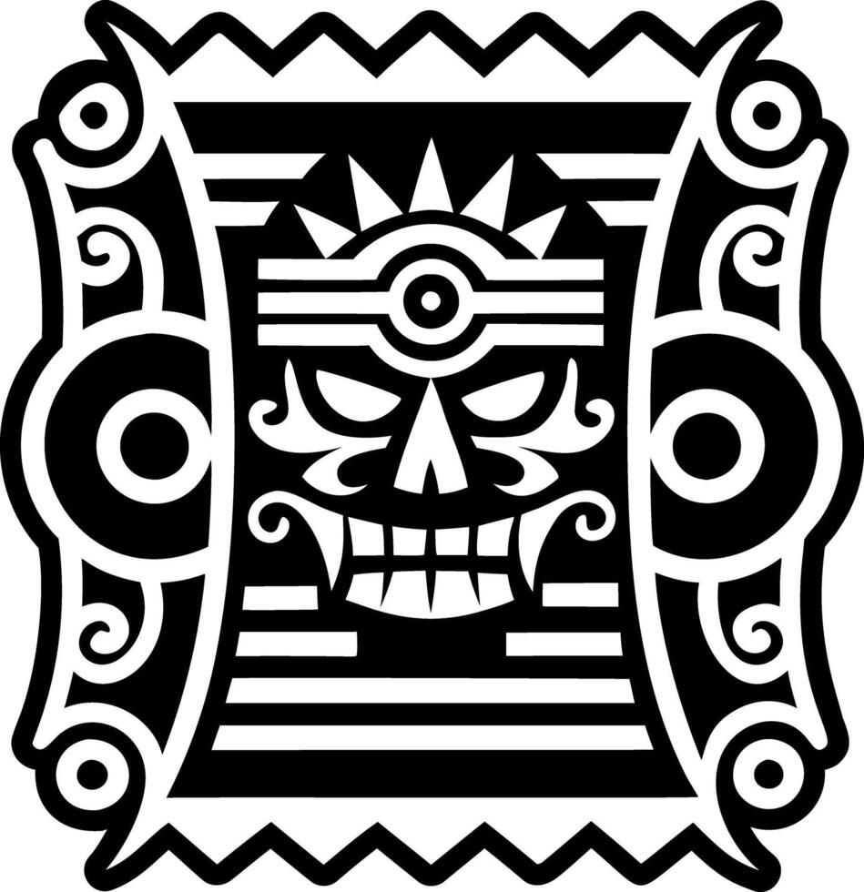A solid style icon of ancient scroll tattoo vector