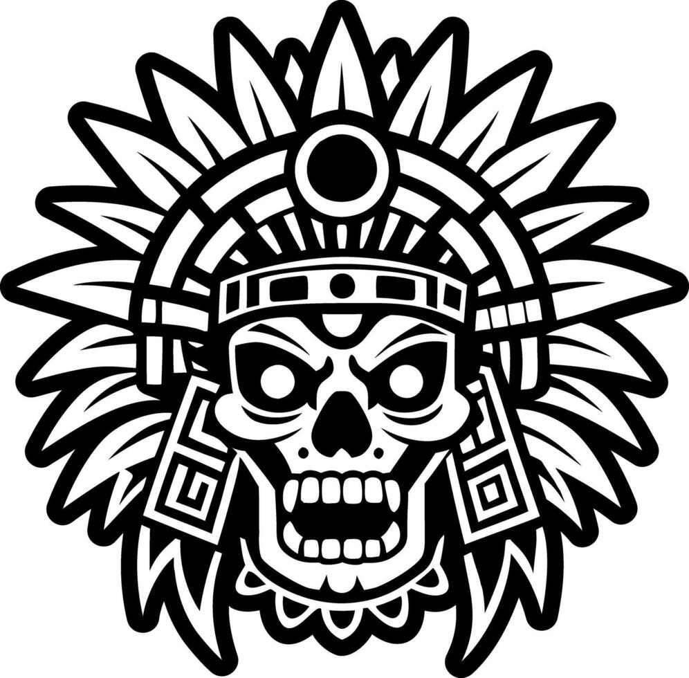 A solid style icon of mexican priest tattoo vector