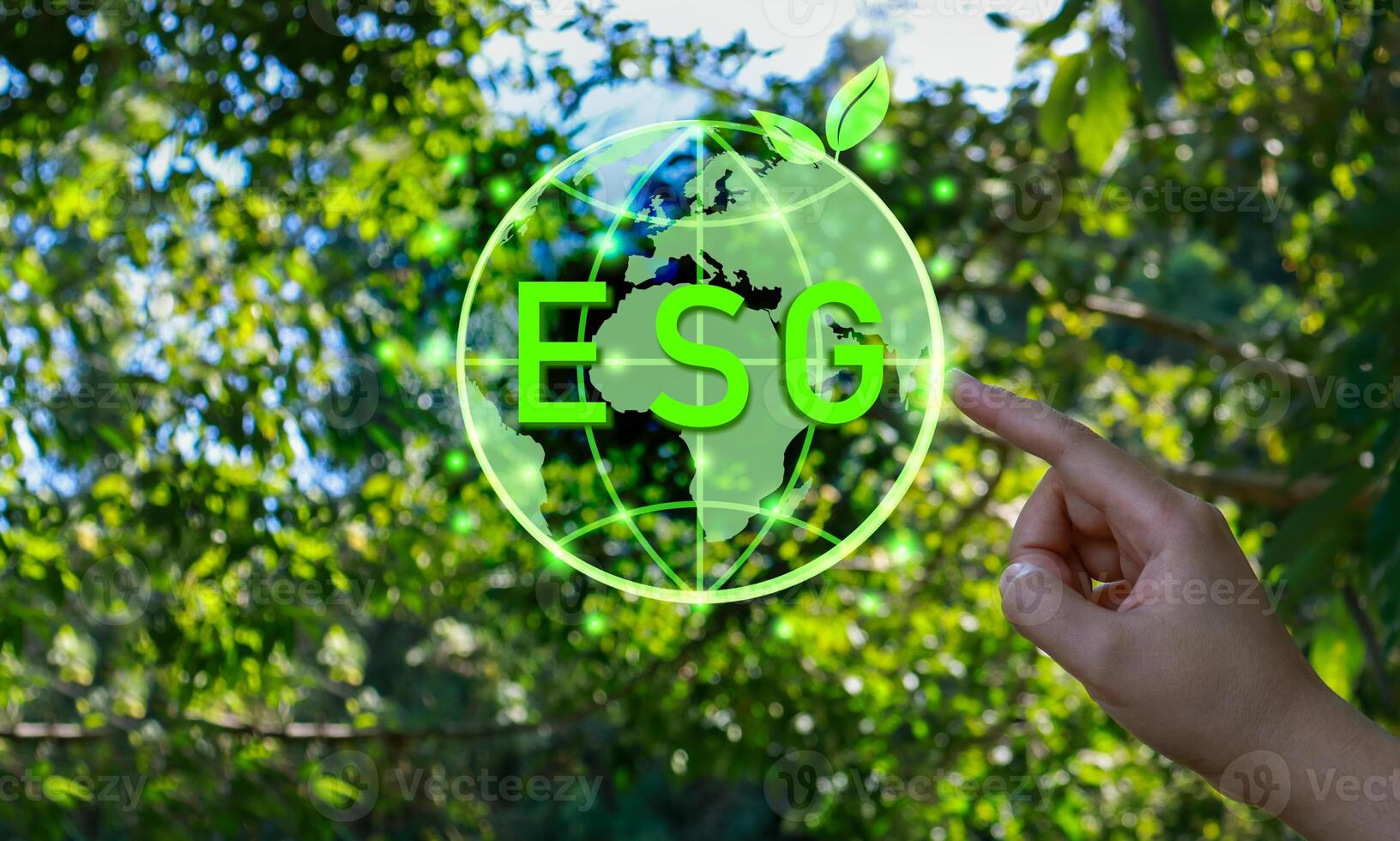 ESG, Environmental Social Governance concept. photo