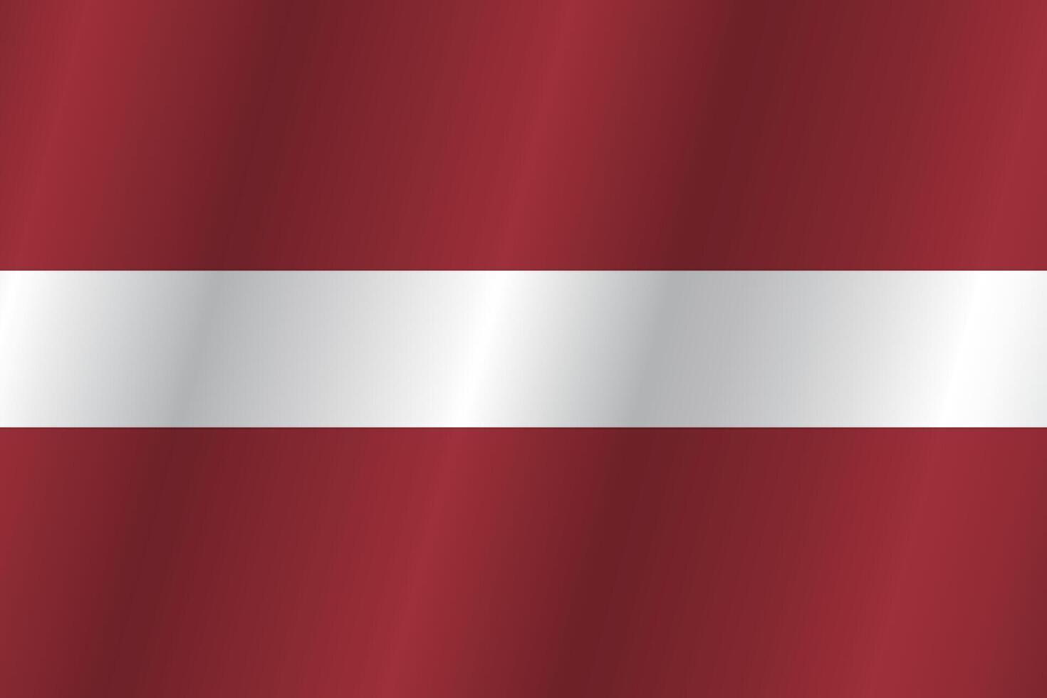 Flag of the country Latvia on white background vector