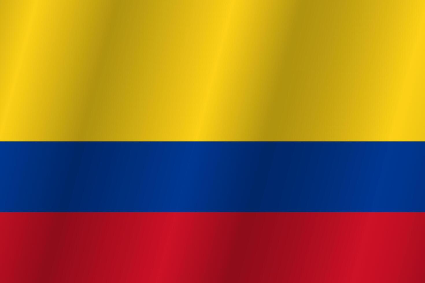bandera de el país Colombia en blanco antecedentes vector