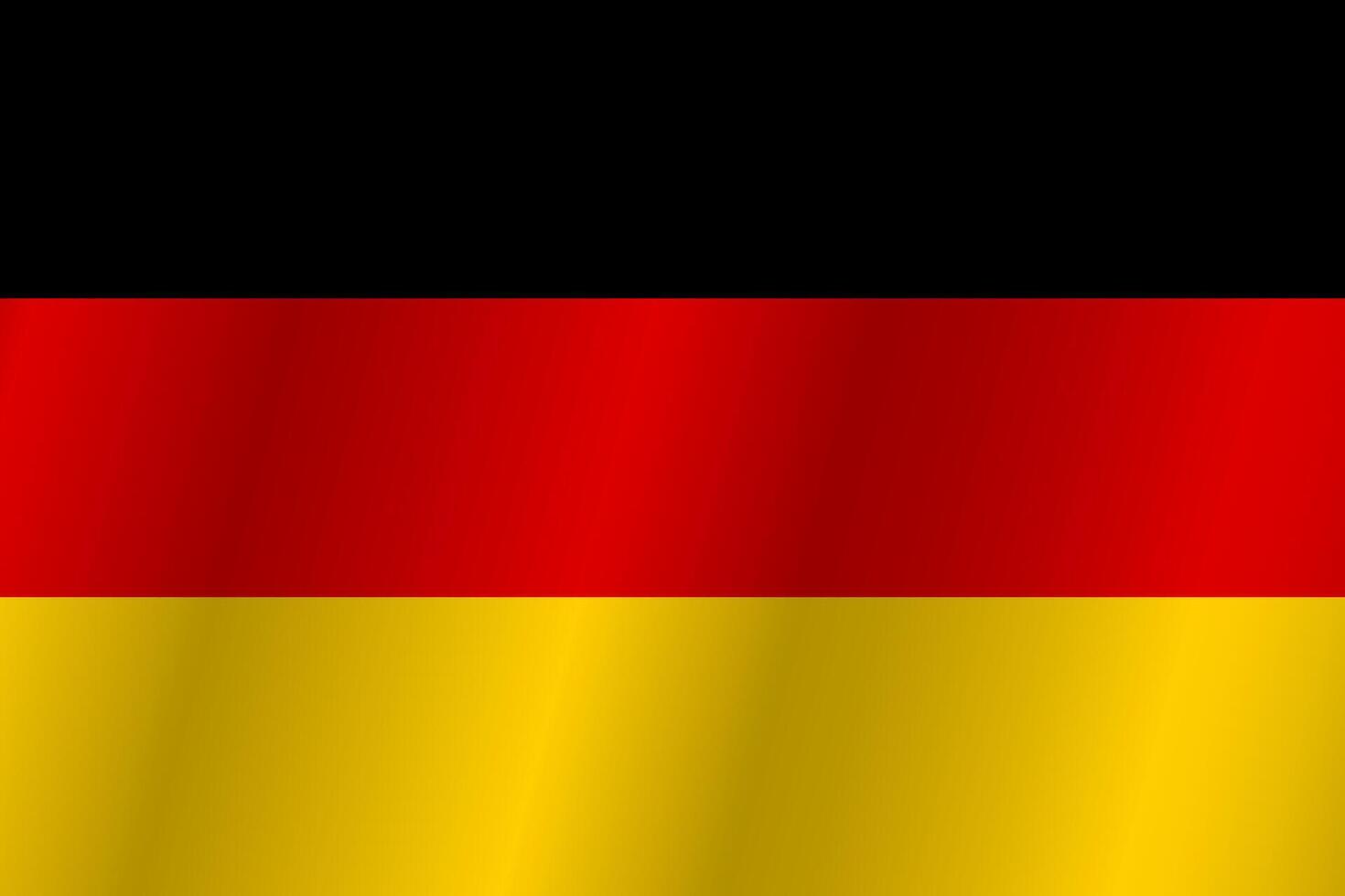 Flag of the country Germany on a white background vector
