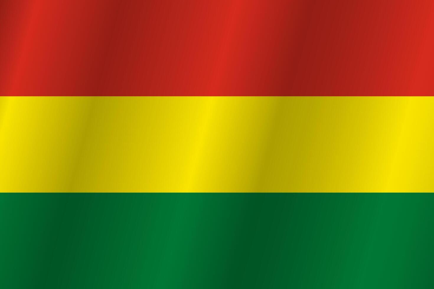 Flag of the country Bolivia on a white background vector