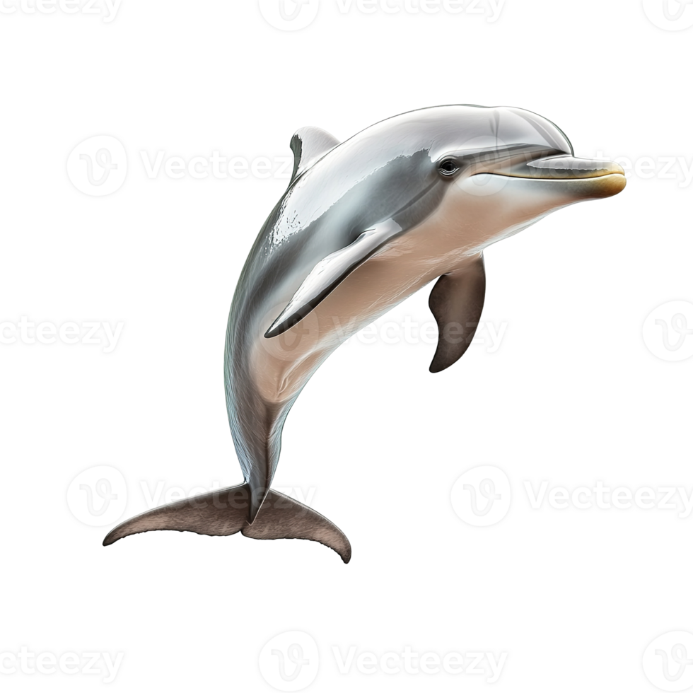 A beautiful detailed rendering of a leaping marine mammal png