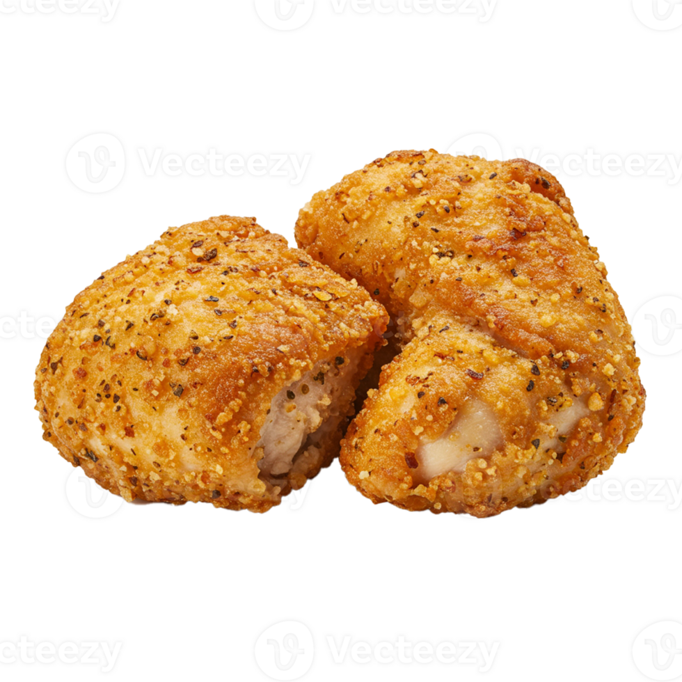 Breaded chicken pieces offerg a crispy and tasty snack or meal option. png