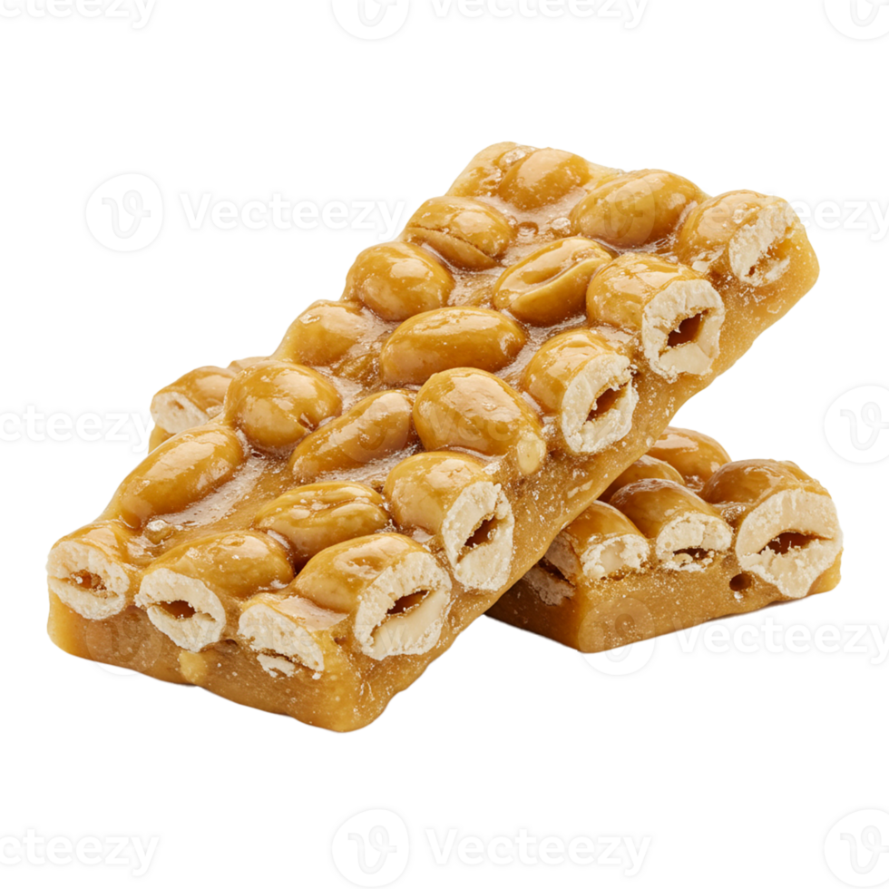 Sweet peanut candy made with condensed milk for a delightful treat png
