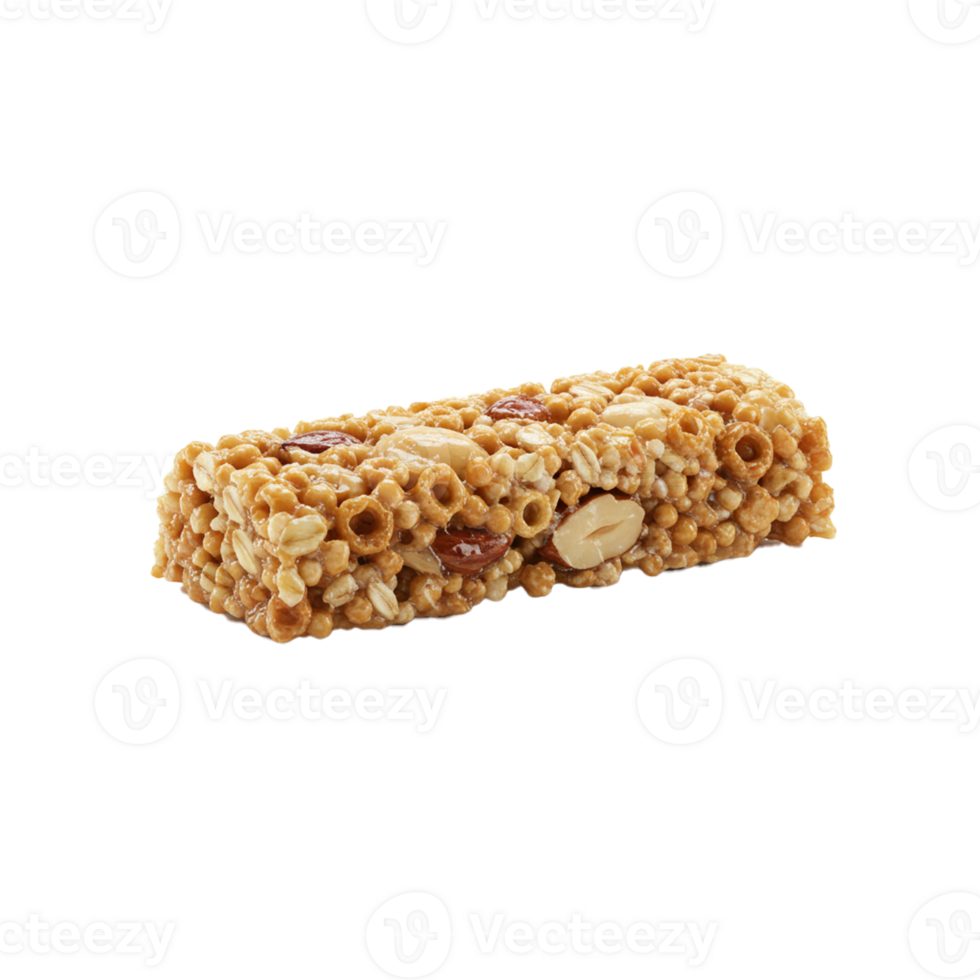 Light cereal bar offering a healthy snack option for on-the-go lifestyles png