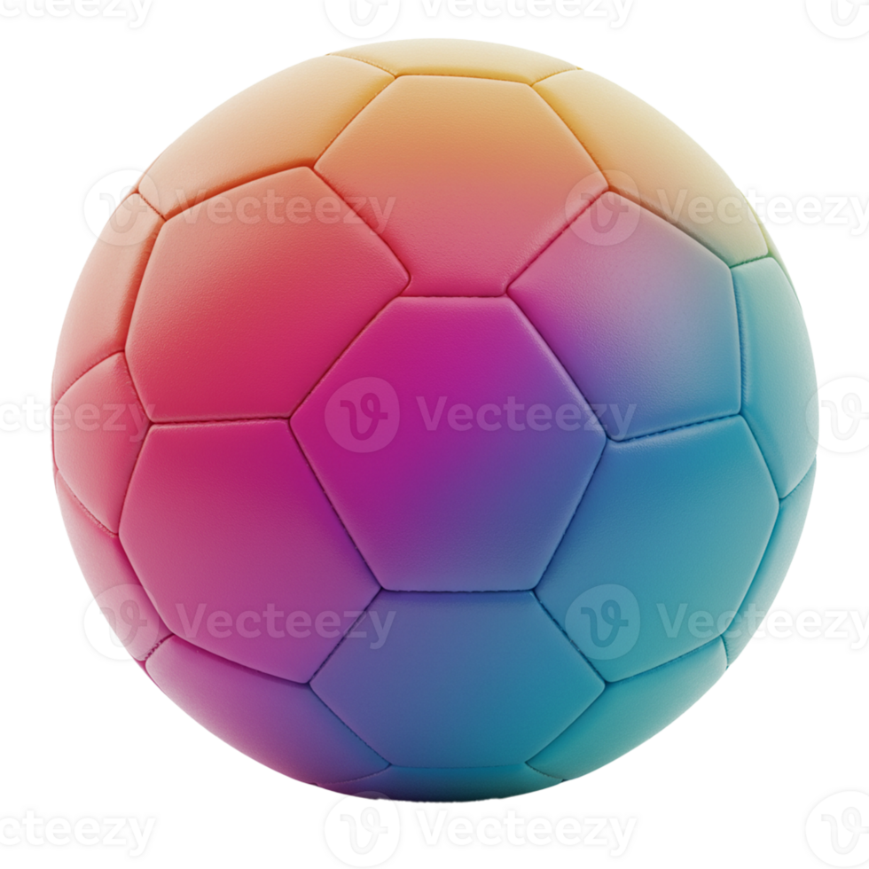 Soccer ball ready for the field, perfect for matches and training sessions png