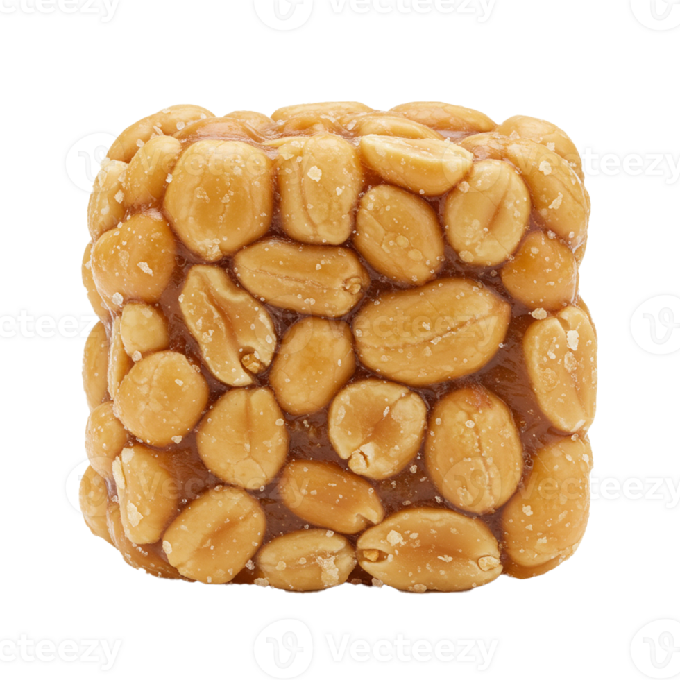 Milk candy with peanuts offering a rich and creamy flavor experience png